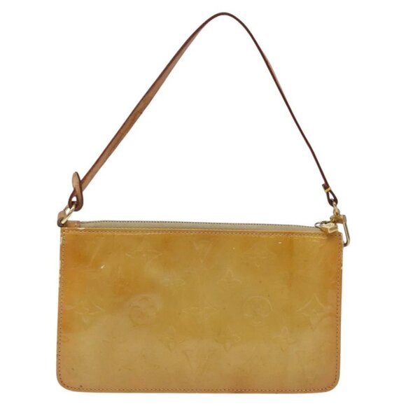 LOUIS VUITTON Monogram Vernis Lexington Accessory Pouch Beige - Picture 1 of 16